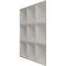 Ekena Millwork 19 5/8in. W x 19 5/8in. H Classic EnduraWall Decorative 3D Wall Panel Covers 2.67 Sq. Ft. WP20X20CLGBW - alternate 3